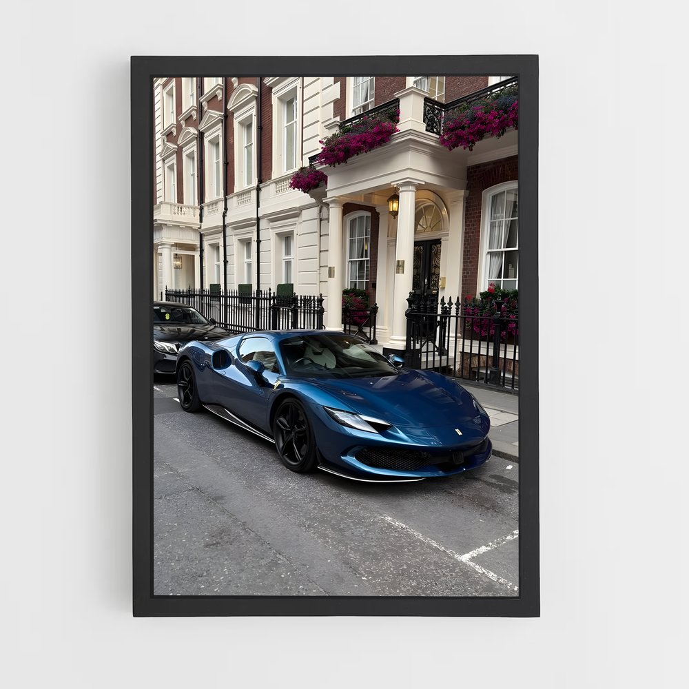Poster London Blue – affiche Ferrari (vue 2)